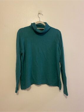 Icelandic Designs Teal Knit Turtleneck Sweater
